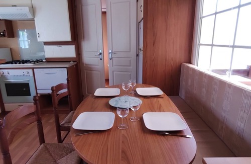 Herm House | Air-conditioned mobile home - Swimming pool - 2 terraces - 20 min Landes beaches