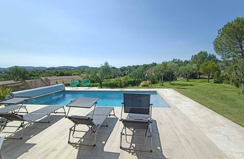 Potelieres Villa | Air-conditioned villa, sleeps 8, private pool, Gard limite Ardèche, Uzès