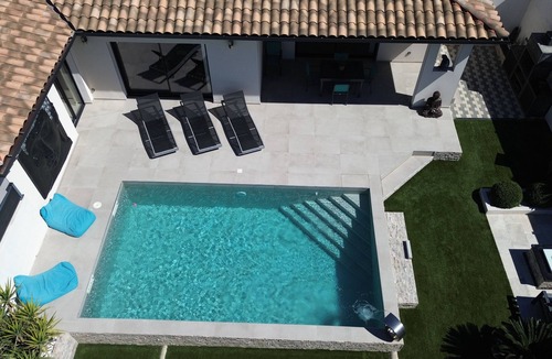 Aigremont Villa | Air-conditioned villa with pool Cévennes view