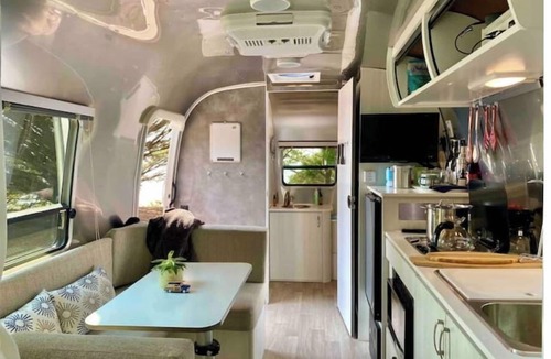 Half Moon Bay House | Airstream Coastal Hideaway Sunset