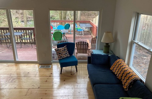 Kerhonkson House | Airy 3BR on the banks of a roaring creek
