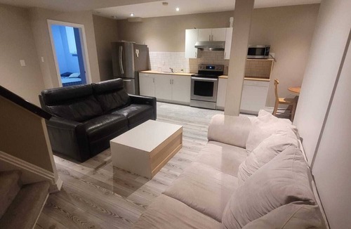 Pickering Apartment | Airy, spacious, nature facing walk-out suite