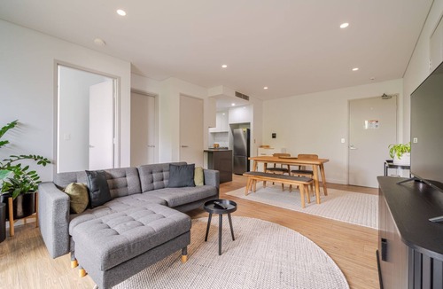 Waterloo Apartment | Airy Waterloo Apartment with Pool & Gym Access