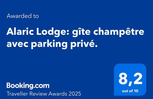 Comigne House | Alaric Lodge: gîte champêtre avec parking privé.