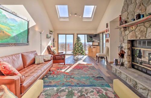 Jonas House | Albrightsville Home Deck and Panoramic Valley View!