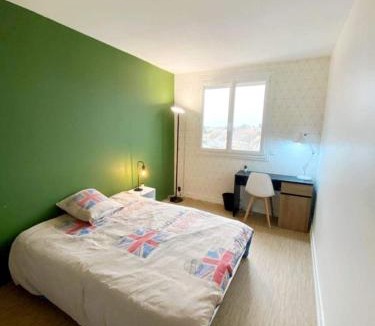 Chateau Apartment | Alcove, 4 Chambres - Proche tram - Centre Nantes