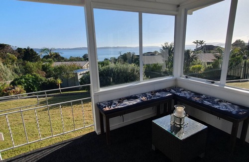 Algies Bay House | Algies Bay private Beach Bach with amazing views