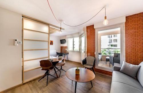 Villette Gare Apartment | All in Lyon | Studio chic & parking