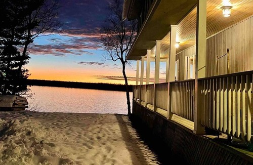 Sinclair House | All-Season Lakefront Home - Direct Trail Access - Sleeps 10 - Cross Lake, Maine