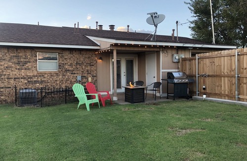 Elk City Condo | All the Comforts of Home Duplex. Backyard grill and atmosphere. Extra services!