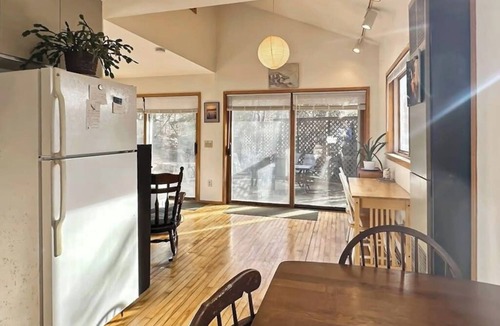 Seal Harbor Cabin | Alluring home with full kitchen, furnished patio, washer/dryer & private yard