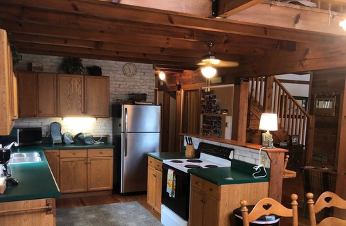 Drasco Ski Chalet | Almost Heaven a real "Honest Abe" Log Cabin in Tannenbaum Resort!