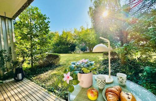 Oerlikon Apartment | Alpine City Studio with AC, garden terrace and much privacy