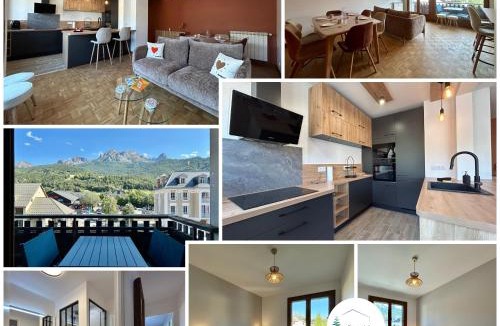 Barcelonnette Apartment | Altitude Élégante - Centre Ville - WIFI - Balcon