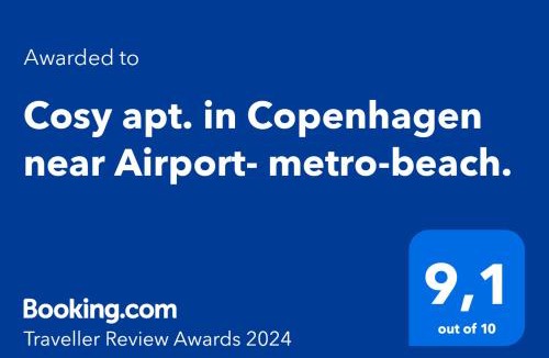 Amager Apartment | Ama Hyg Atelier Copenhagen-Cosy apt-in Copenhagen-near Airport- metro-beach