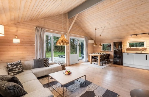 Hojslev House | "Aman" - 700m to the fjord by Interhome