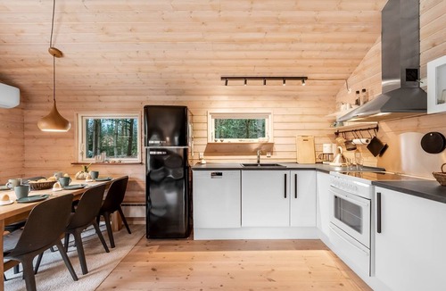 Hojslev House | "Aman" - 700m to the fjord by Interhome