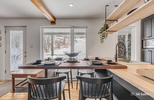 Chateau-Richer Ski Chalet | Amanayé | Wooded Nest | Spa & Wood-Burning Fireplace