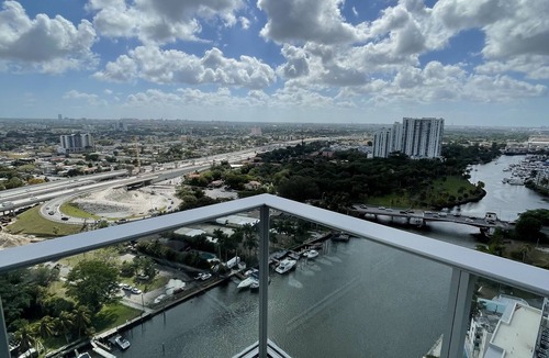 Allapattah Apartment | Amazing 2 Bed Room 2 bath Miami High rise with water views