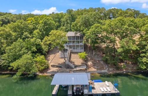 Lake Ozark House | Amazing Game Room with Dock Tram to Huge Dock - Great For Families