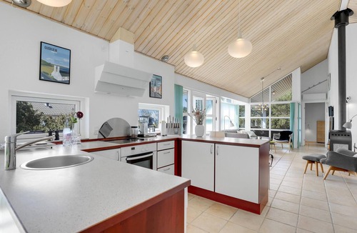 Oster Somarken House | Amazing home in Aakirkeby with sauna