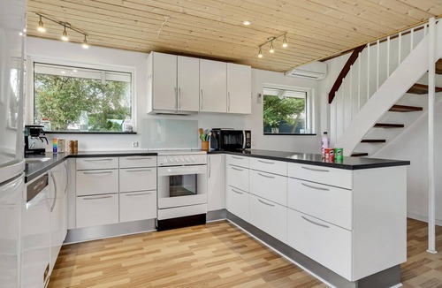 Skastrup Strand House | Amazing home in Bogense with sauna