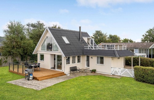 Skastrup Strand House | Amazing home in Bogense with sauna