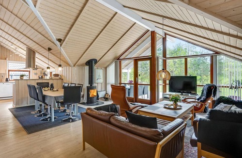 Fjellerup House | Amazing home in Glesborg with sauna