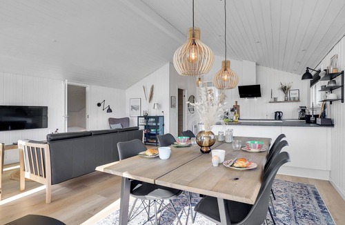 Vrist Strand House | Amazing home in Harboøre with sauna