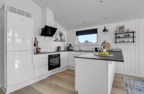 Vrist Strand House | Amazing home in Harboøre with sauna