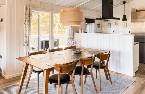 Bork Havn House | Amazing home in Hemmet with sauna