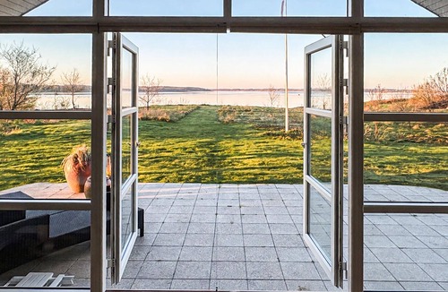 Sundstrup House | Amazing home in Højslev with house sea view