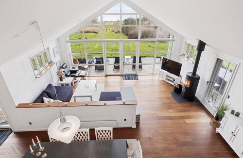Sundstrup House | Amazing home in Højslev with house sea view