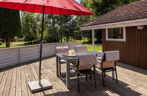 Ristinge House | Amazing home in Humble with sauna