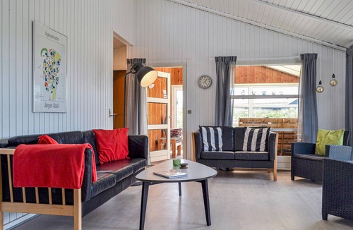 Bjerregard Strand House | Amazing home in Hvide Sande with sauna