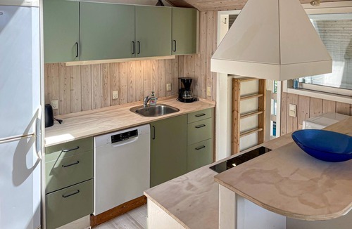 Skødshoved Strand House | Amazing home in Knebel with sauna