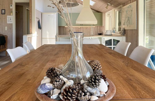 Skødshoved Strand House | Amazing home in Knebel with sauna