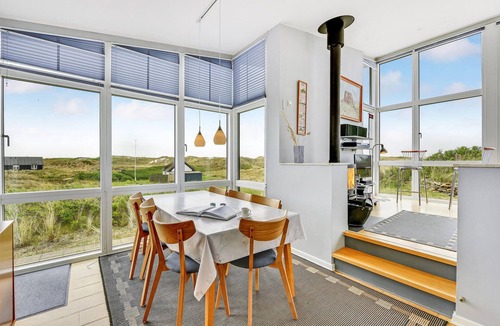 Houvig Strand House | Amazing home in Ringkøbing with sauna