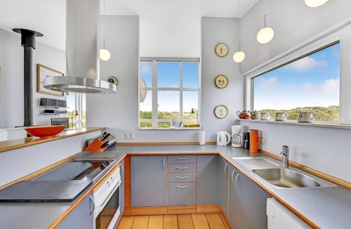 Houvig Strand House | Amazing home in Ringkøbing with sauna