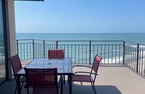 Garden City Condo | AMAZING OCEANFRONT & INLET VIEWS & AM/PM SUN ON HUGE DECK & SPA/VRBO FEE IN RATE