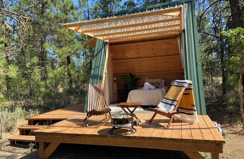 Goldendale RV Rental | Amazing off grid A-frame in the woods in Goldendale
