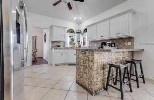 Lubbock House | Amazing patio with pergola, enclosed patio, finished out garage!
