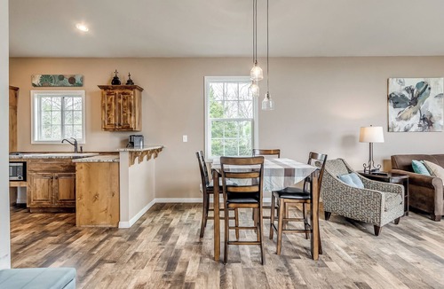 Longtown Cabin | Amazing Patio with Popular Beach View. Chill & Grill from the Treetops.