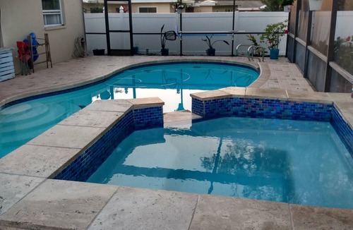 Harbor Bluffs House | Amazing Pool HOME , FREE HEATED Spa only 2 Miles to Beach!Sleeps 10 !
