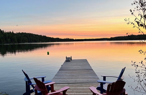 Falcon Lake Cabin | Amazing Private Lakefront Cabin on Lake of the Woods Boat Access