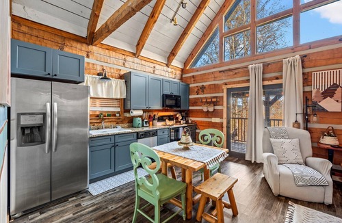 Townsend Cabin | Amazing Spring View! Pool, King Bed, Hot Tub, Xbox