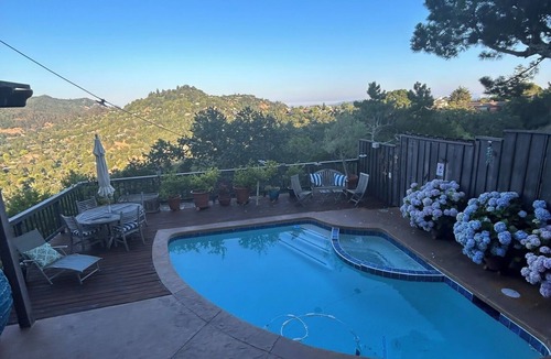 San Rafael Apartment | Amazing views, multi-level decks, full kitchen and pool.