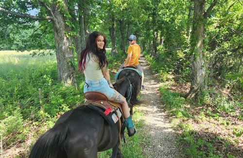 Doe Run RV Rental | Amazing Views, Unique Tee Pee Camping. Trail Rides on site. Pet Friendly!