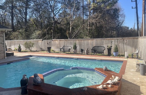 Champion Forest House | AMHOT - in Houston with heated pool spa
