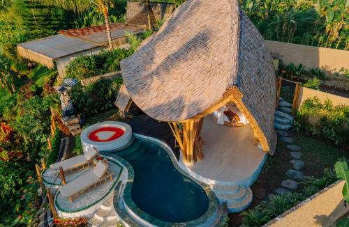 Selat Villa | Angel Bali Suites, Private Nature Bamboo Villa